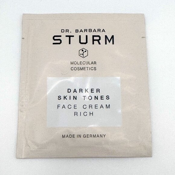 7 x Dr. Barbara Sturm Darker Skin Tones Face Cream Rich Sample Packets - Picture 2 of 4